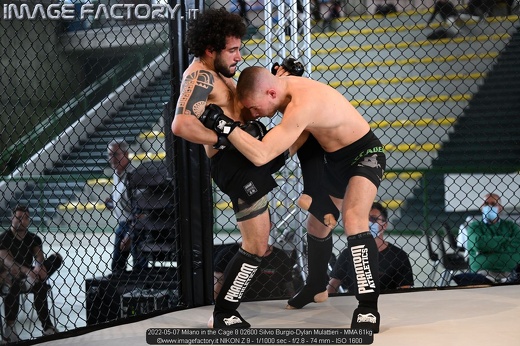 2022-05-07 Milano in the Cage 8 02600 Silvio Burgio-Dylan Mulattieri - MMA 61kg